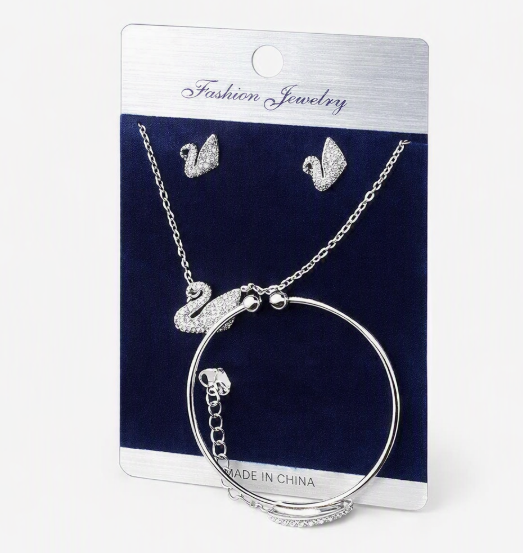 Children fashion silver set