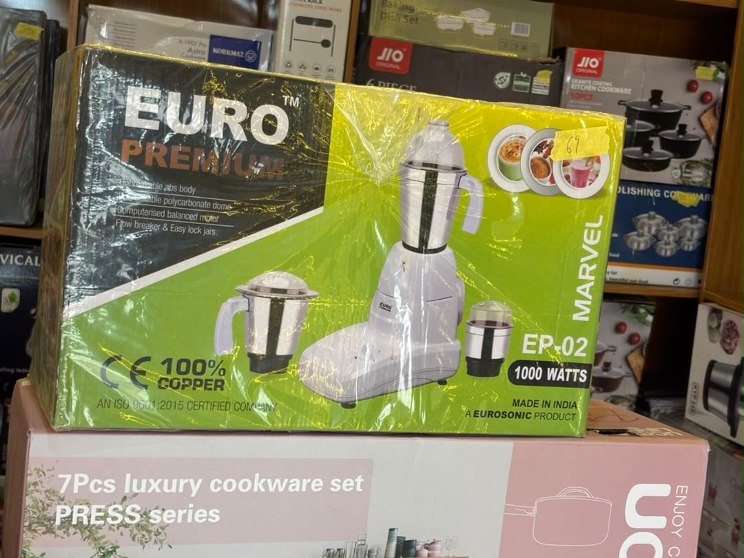 Euro Premium Marvel EP-02 Blender & Grinder – 1000W