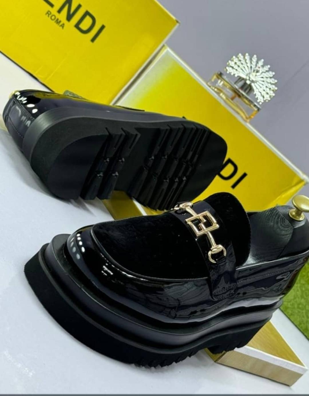 Fendi FF Velvet Loafer
