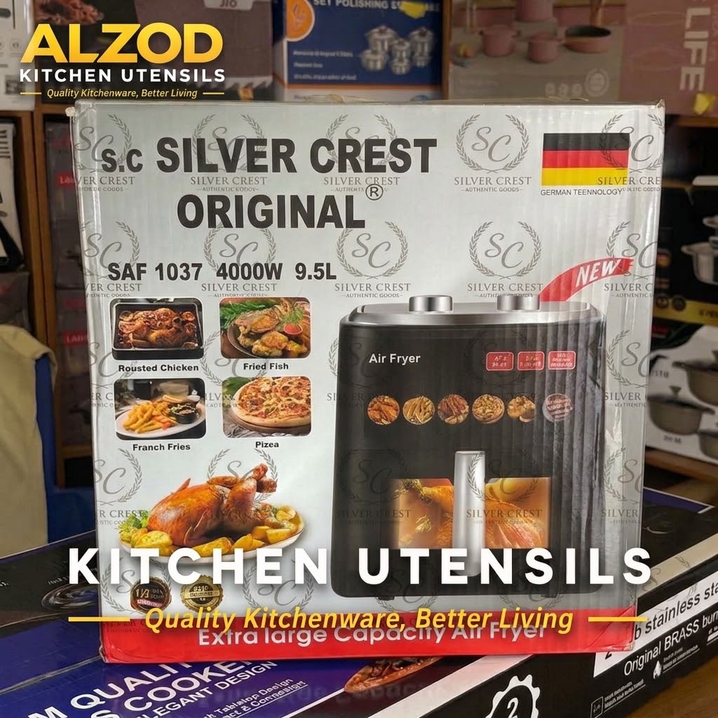 Silver Crest SAF-1037 Air Fryer – 9.5L, 4000W