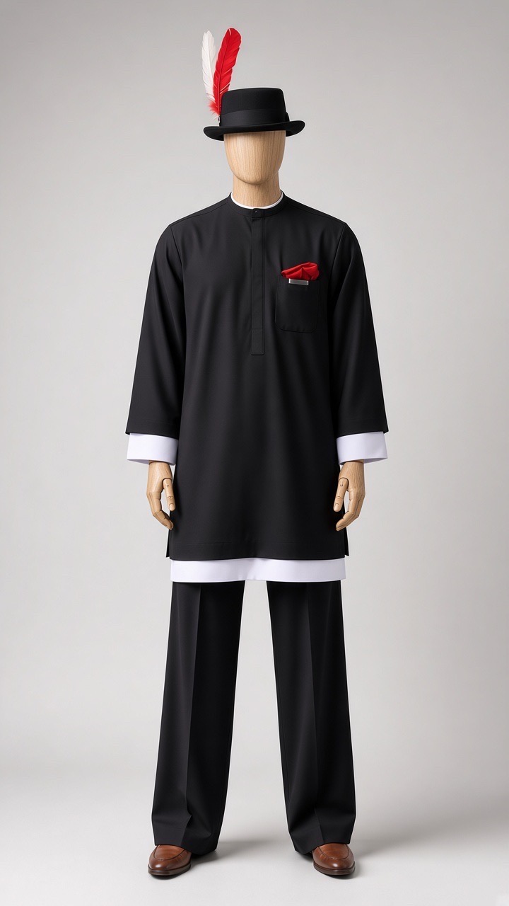 three piece kaftan