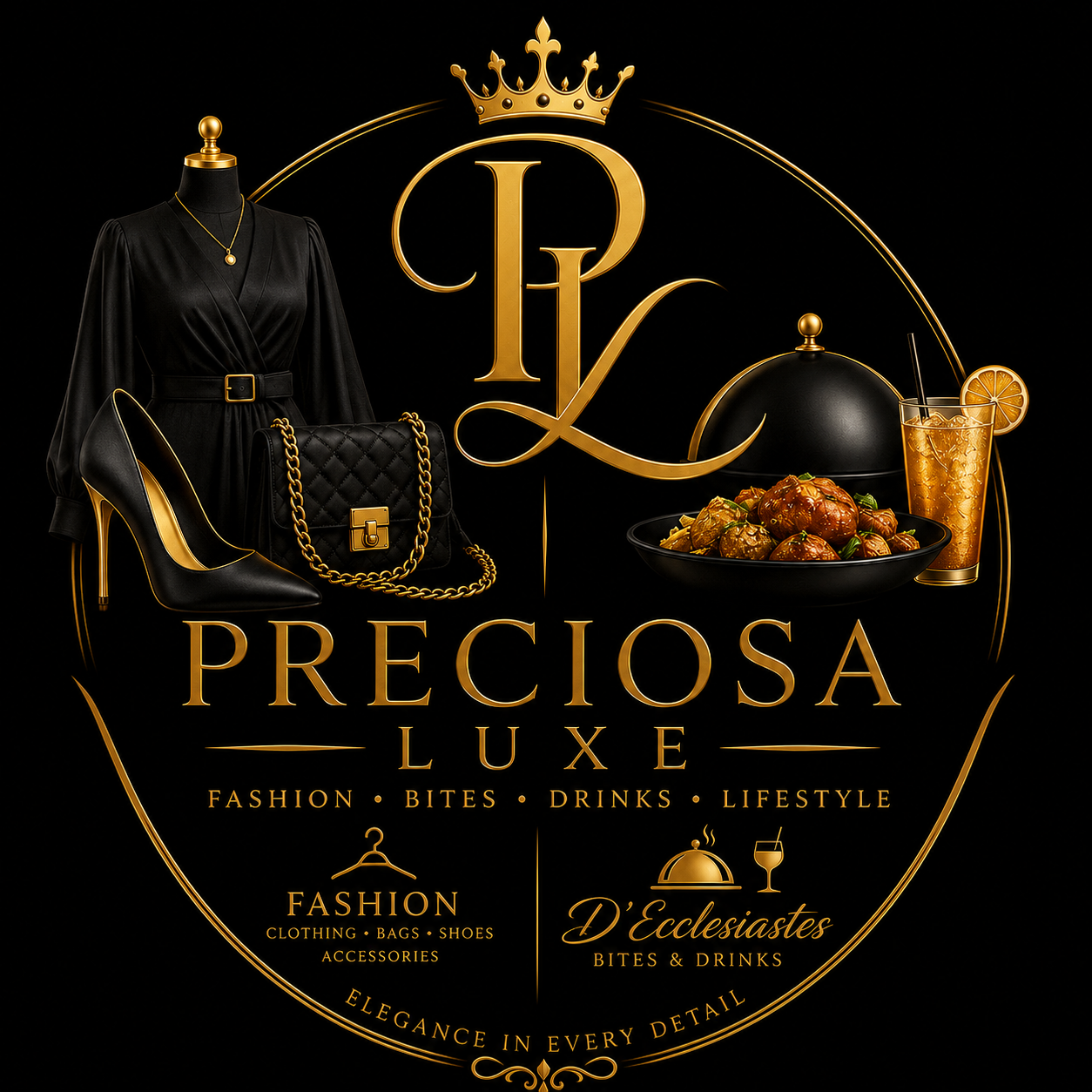 preciosa luxe x D’ecclesiastes bites and drink